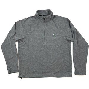 Zero Restriction Mens Size Medium Tour Series 1/4 Zip Golf Pullover Jacket Gray